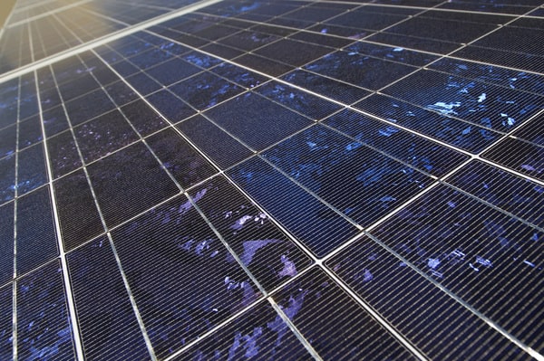 Dirty Solar Panel
